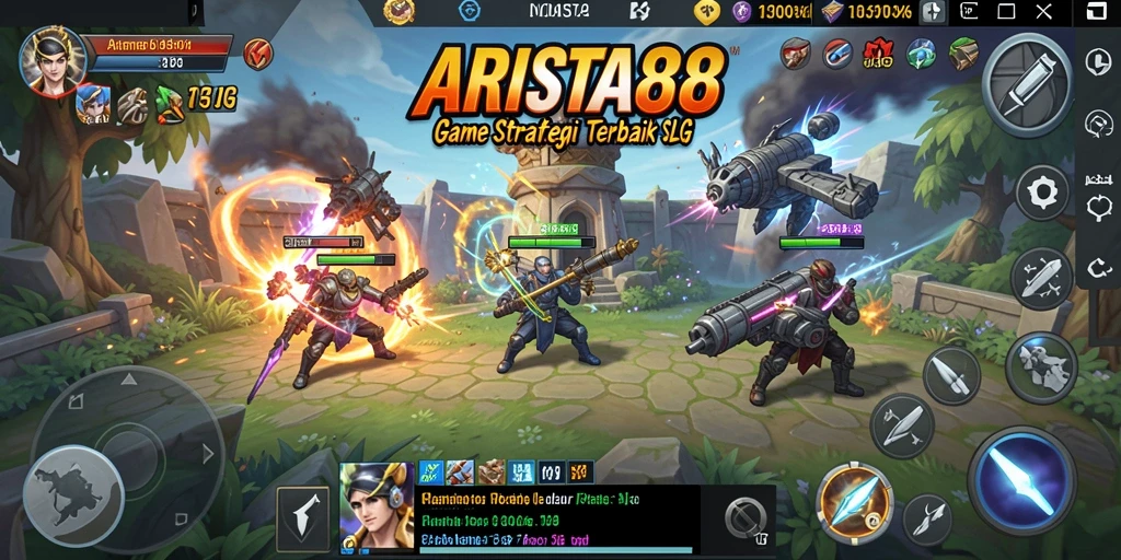 Tangkapan layar ARISTA88 dengan aksi gameplay SLG yang mendebarkan.
