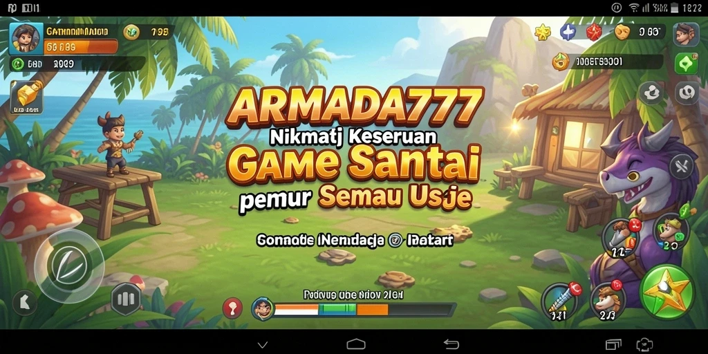Tampilan dinamis gameplay Casual di ARMADA777 yang seru dan menghibur.