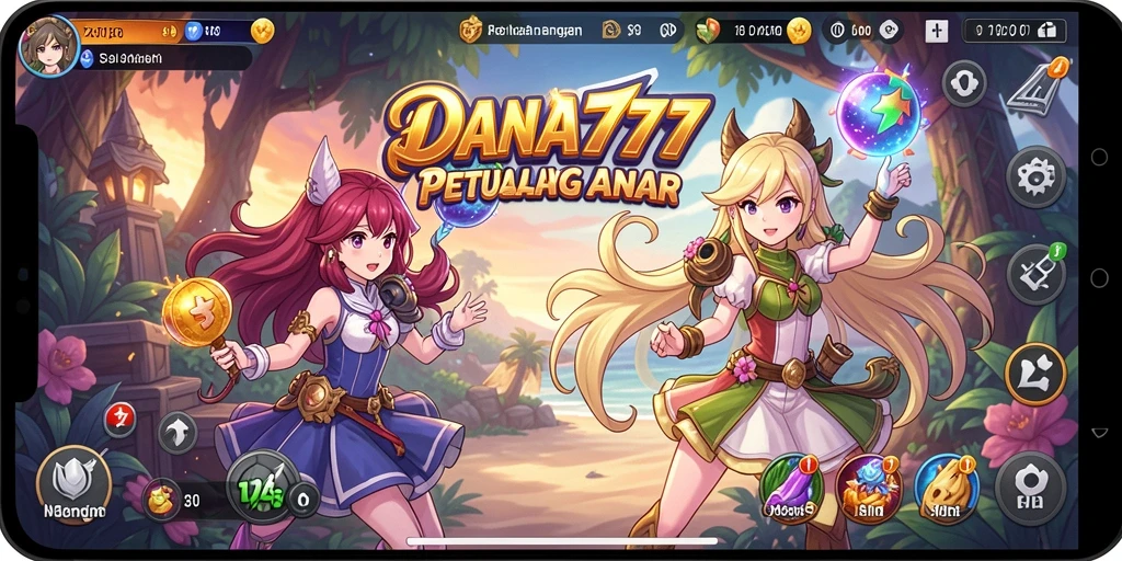 Screenshot DANA777 menampilkan karakter anime dalam aksi yang mendebarkan.