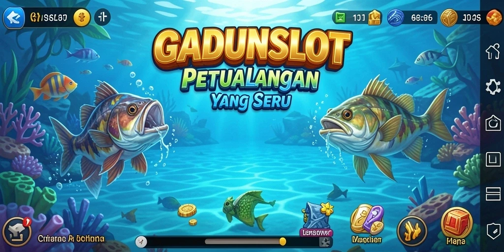 Tangkapan ikan besar di GADUNSLOT dengan grafis memukau.