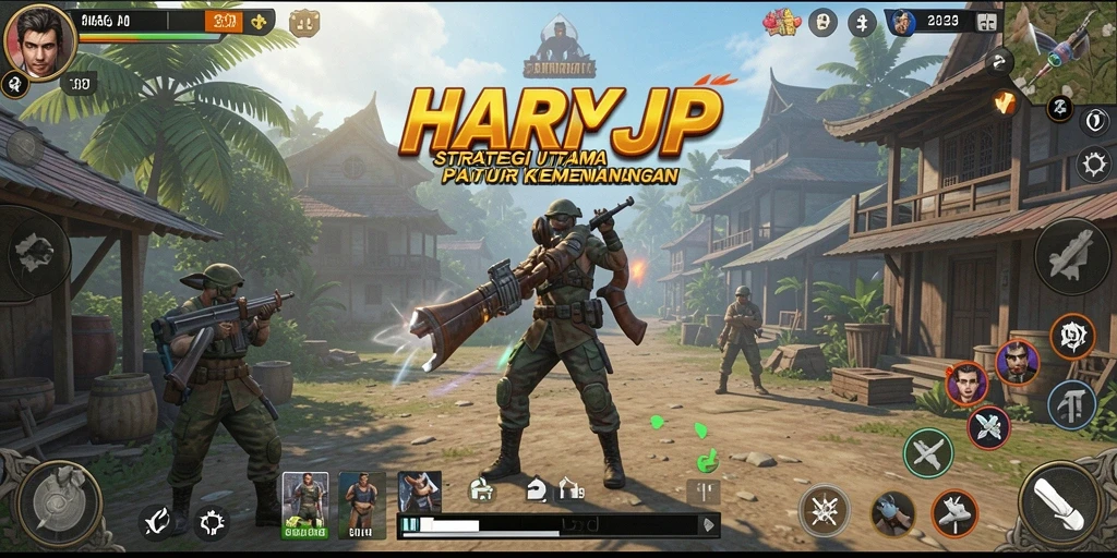 Menampilkan gameplay strategis intens HARAPJP.