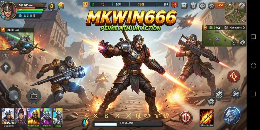 Tampilan gameplay MKWIN666 yang menegangkan dan penuh aksi.