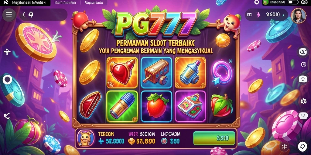 Screenshot utama PG777 menampilkan gameplay Slot yang memukau dan interaktif.